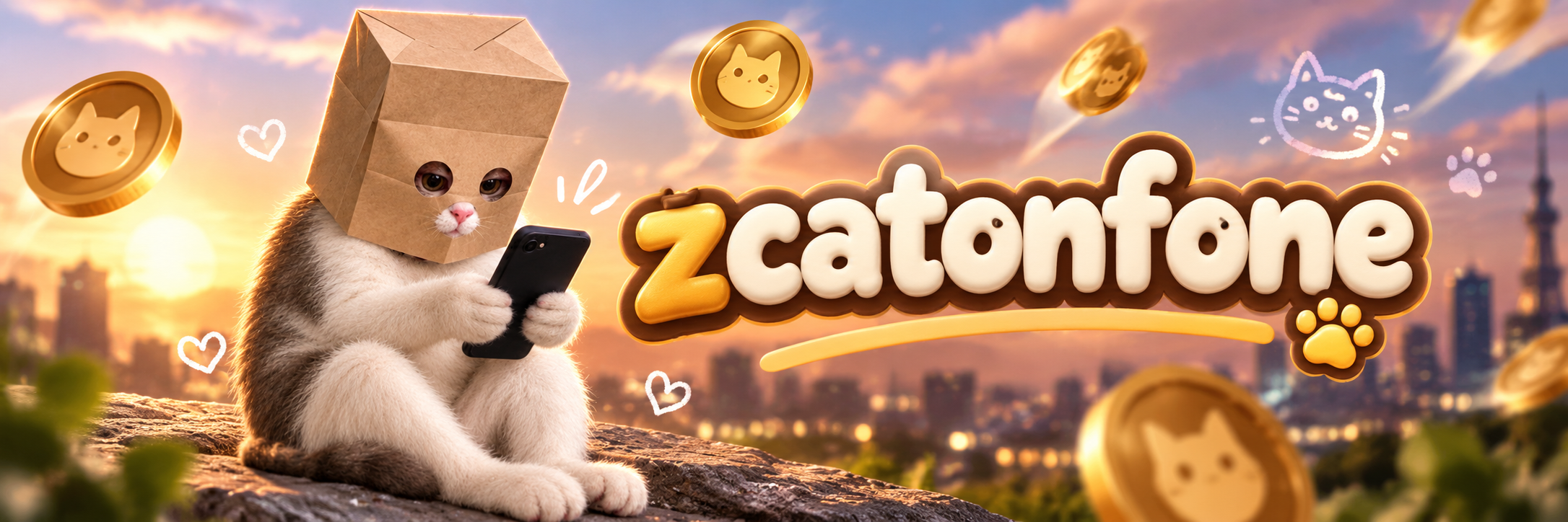 zcatonfone sunset banner